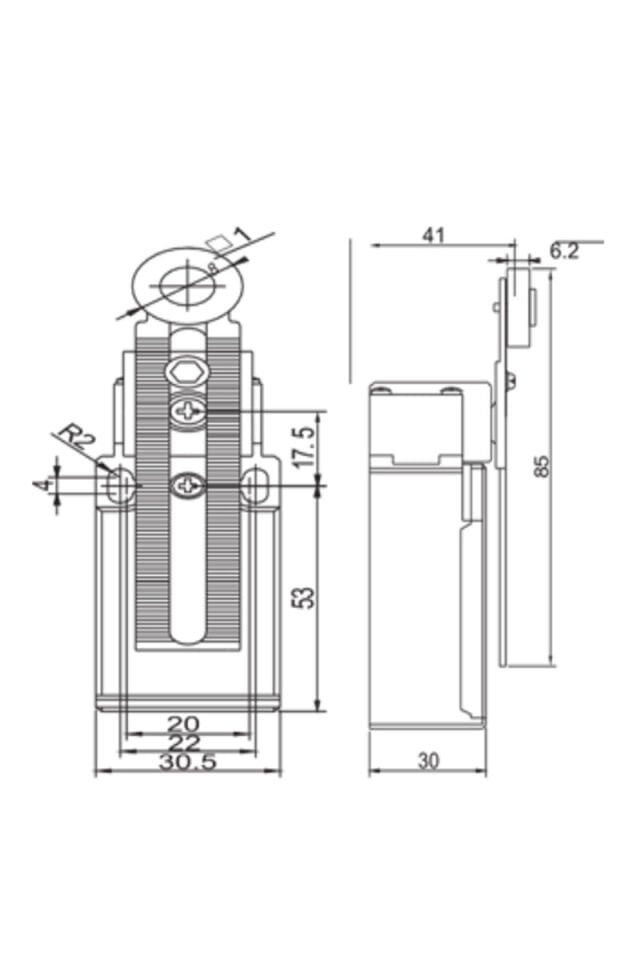 Gwest GLS-131 GLS Limit Switch 1NO + 1NC Kontak