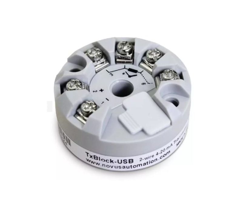 Novus TXBLOCK-USB 4-20 MA Isı Transmitteri
