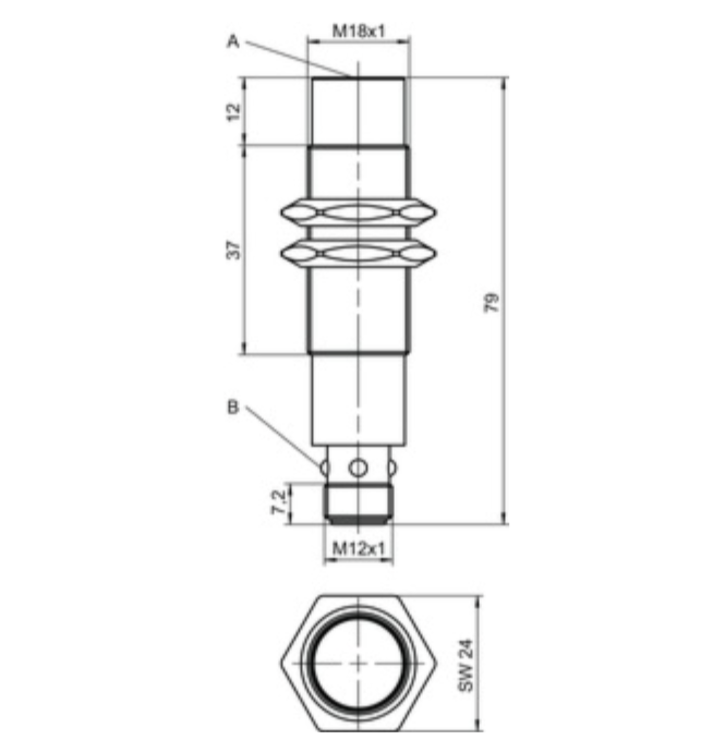Leuze IS 118MM/4N0-16N-M12 Endüktif Sensör